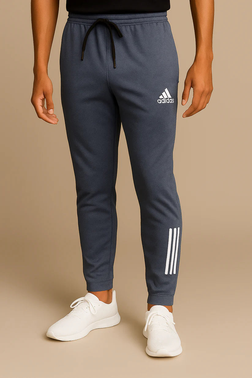 A-d-i-d-a-s Dri-FIT light Blue shade Joggers – Built for Athletes.