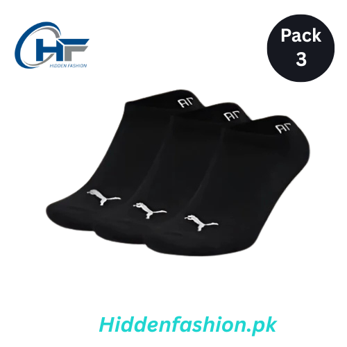 HF branded P-u-m-a Ankle Socks (Pack Of 3)