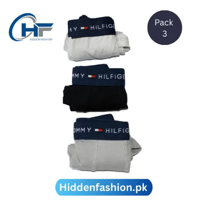 HF Branded T-o-m-m-y H-i-l-f-i-g-e-r Boxer (Pack Of 3)