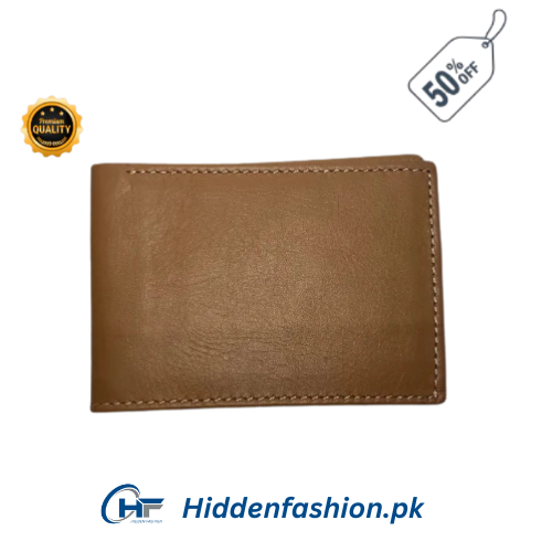 HF Classic Leather Wallet – Caramel Tan