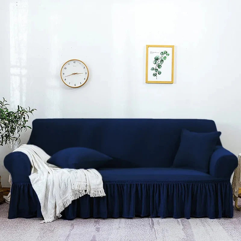 Sofa Cover in Micro Mash Stuff - Blue