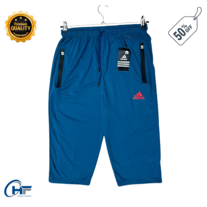 HF A-d-i-d-a-s blue Sports Shorts – Lightweight Comfort, Athletic Style