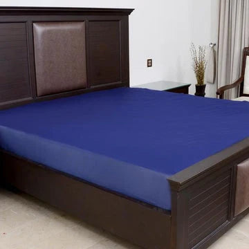 Water Proof Mattress Protector - Blue Terry Cotton Stuff