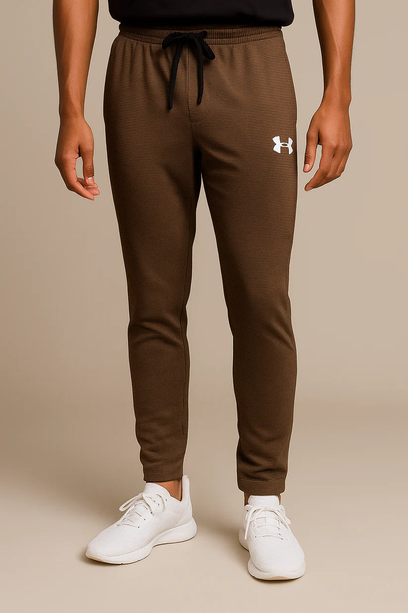 Under Armour Brown Colour Workout Joggers – High Performance Fit
