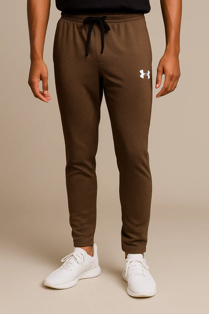 Under Armour Brown Colour Workout Joggers – High Performance Fit