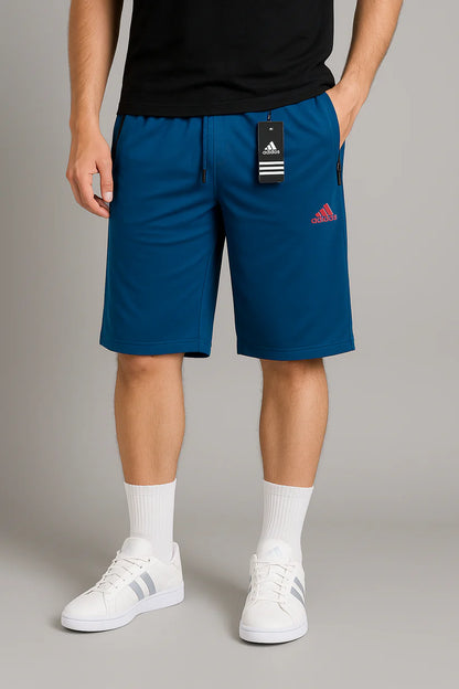 HF A-d-i-d-a-s blue Sports Shorts – Lightweight Comfort, Athletic Style