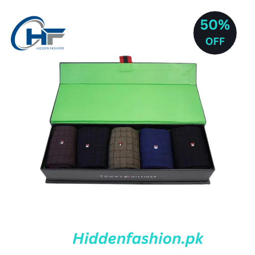 HF Branded T-o-m-m-y H-i-l-f-i-g-e-r Full Socks (Pack of 5)