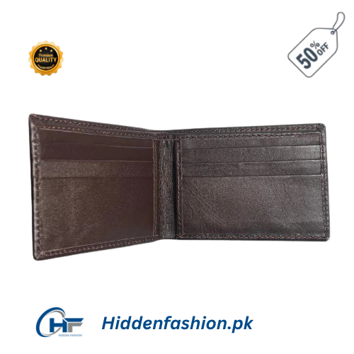 HF Classic Leather Wallet – Mocha Brown