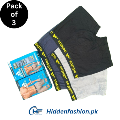  HIGH Quality Branded A-d-i-d-a-s  B-o-x-e-r (Pack Of 3)