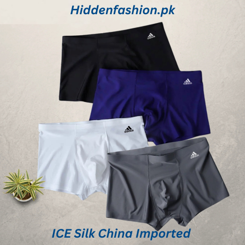 HF Men's Branded China Imported Ice silk Boxer (1 Pcs)