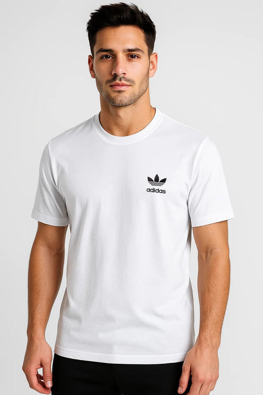 HF Men’s Premium A-d-i-d-a-s Branded White T shirts