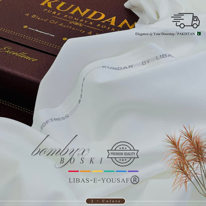 HF LIBAS-E-YOUSAF Presents -  𝙆𝙐𝙉𝘿𝘼𝙉 | Pure Bombyx Boski - A Blend Of Authority & Softness