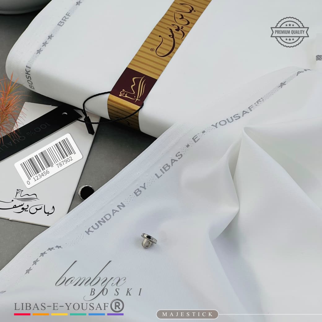 HF LIBAS-E-YOUSAF Presents -  𝙆𝙐𝙉𝘿𝘼𝙉 | Pure Bombyx Boski - A Blend Of Authority & Softness