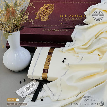 HF LIBAS-E-YOUSAF Presents -  𝙆𝙐𝙉𝘿𝘼𝙉 | Pure Bombyx Boski - A Blend Of Authority & Softness