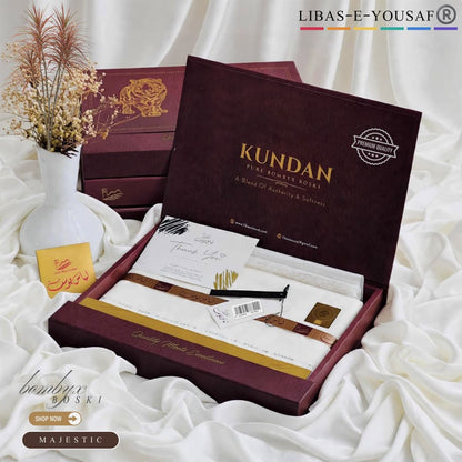 HF LIBAS-E-YOUSAF Presents -  𝙆𝙐𝙉𝘿𝘼𝙉 | Pure Bombyx Boski - A Blend Of Authority & Softness