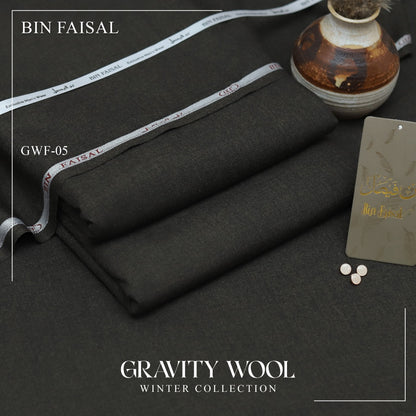 Gravity Wool by Bin Faisal – Premium Winter Unstitched Suit (4 Meters)