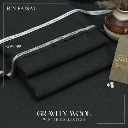 Gravity Wool by Bin Faisal – Premium Winter Unstitched Suit (4 Meters)