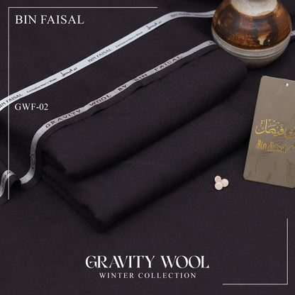 Gravity Wool by Bin Faisal – Premium Winter Unstitched Suit (4 Meters)