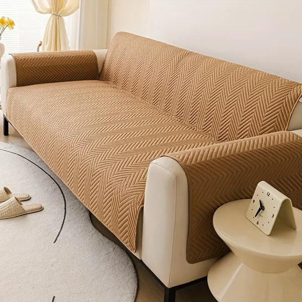 Premium Matt Ultrasonic Sofa Protector – Copper Color