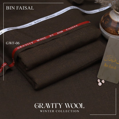 Gravity Wool by Bin Faisal – Premium Winter Unstitched Suit (4 Meters)