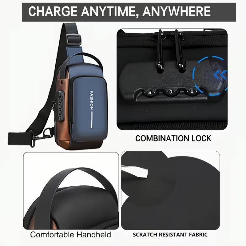 Men's/Women's Oxford Crossbody Chest Bag