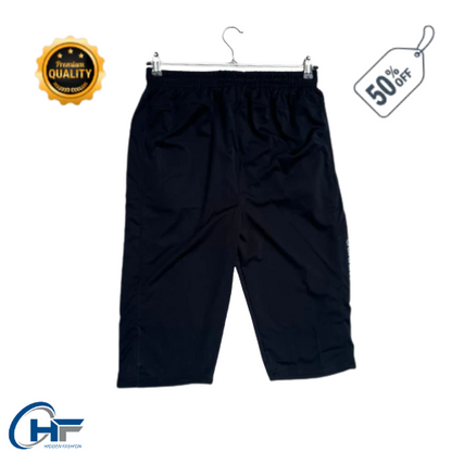 HF A-d-i-d-a-s Black Casual Sports Shorts – Everyday Comfort, Iconic Style