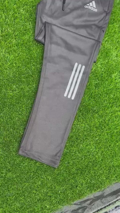 A-d-i-d-a-s Dri-FIT Grey Joggers